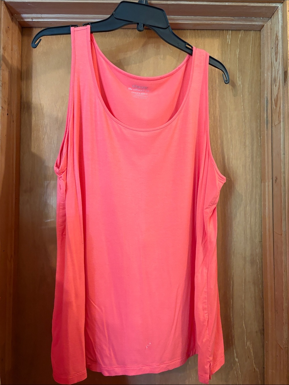 Chico's Coral Multi Boho Open-Front Top with Cream Lace 3 piece set - Picture 4 of 8